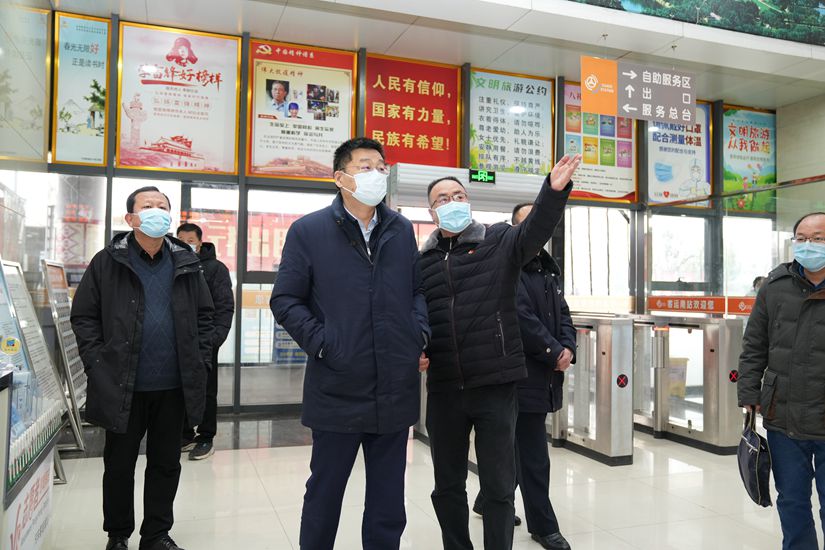 集團(tuán)董事長賈泉涌赴汽車客運(yùn)南站調(diào)研安全生產(chǎn)和場站經(jīng)營布局調(diào)整工作